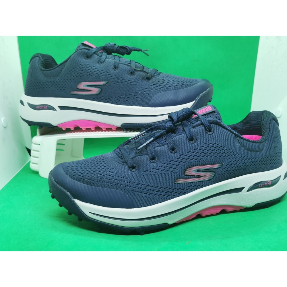 Skechers Go Golf Arch Fit- Balance Goodyear Navy/pink Womens Size 10